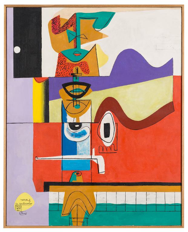 Totem 3 / Le Corbusier 1926-1939-1961 / 31 octobre Peinture FLC 169 Paris. Fondation Le Corbusier.